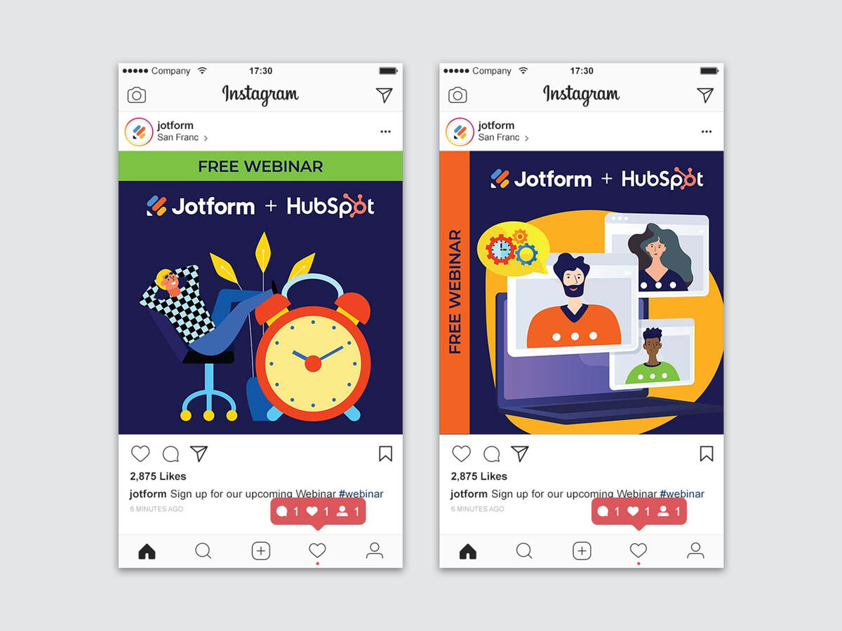 Jotform Instagram Graphics