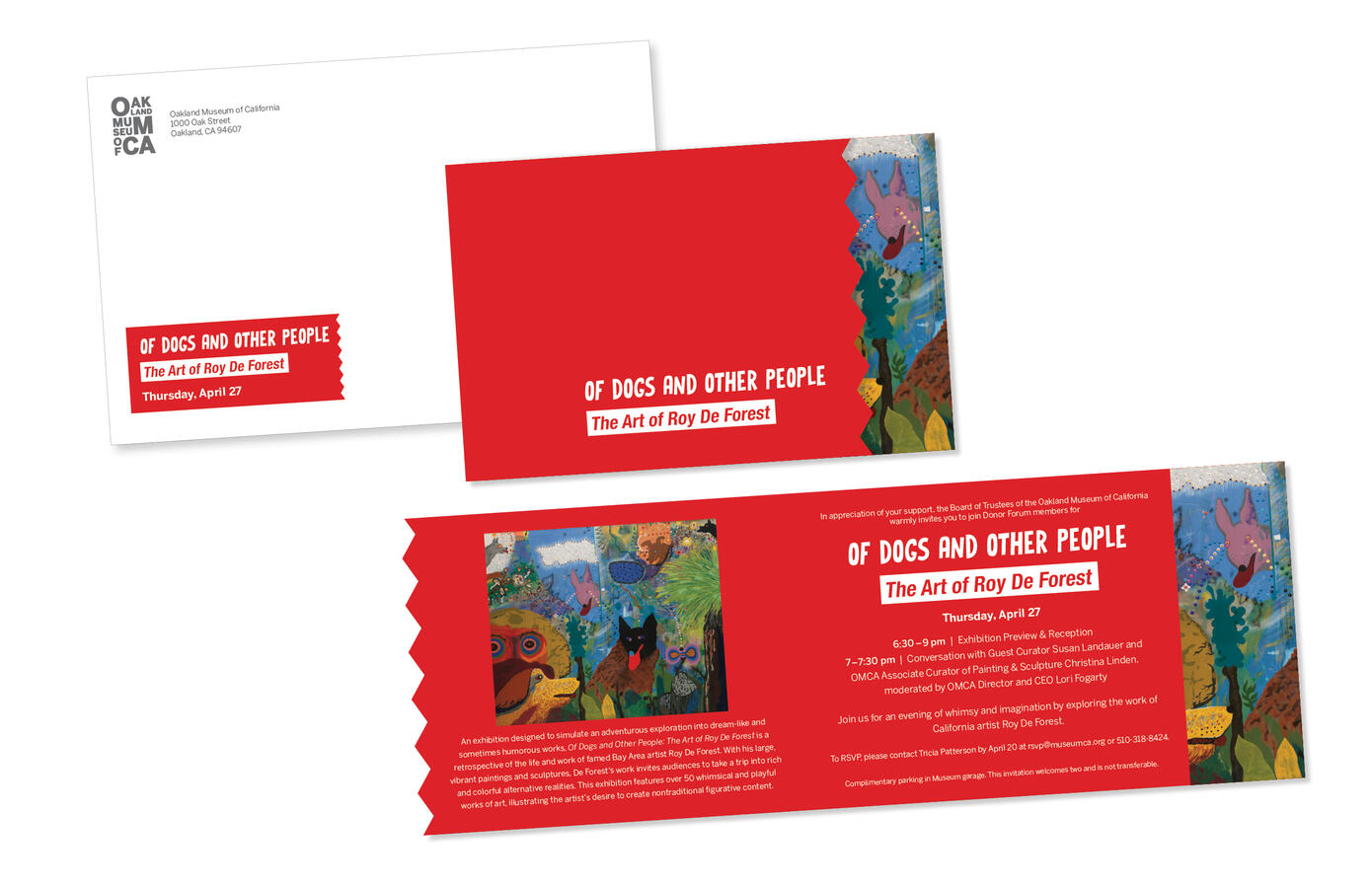 OMCA Roy de Forest Invitation