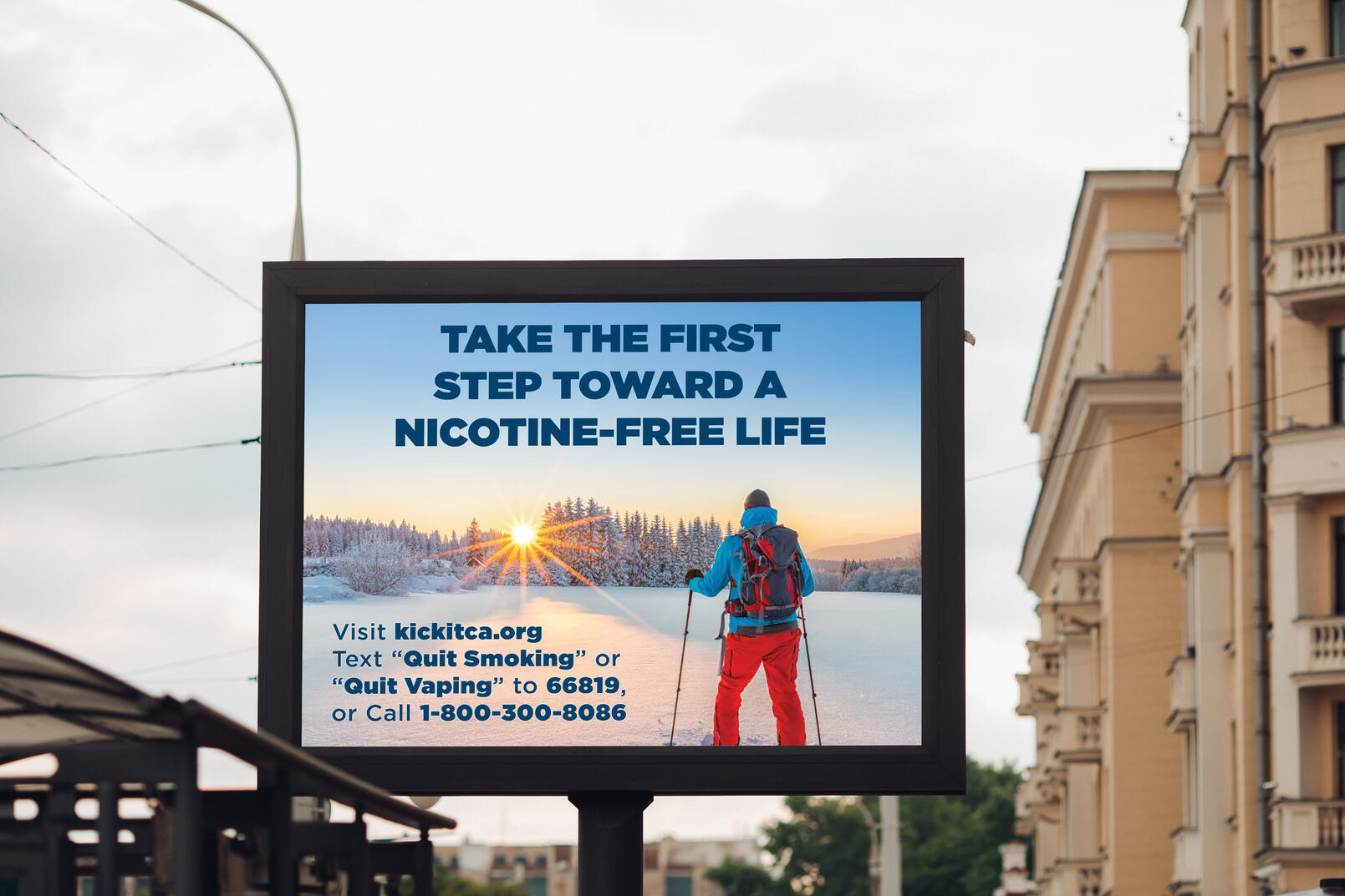 Mono County Quit Nicotine Bus Ad
