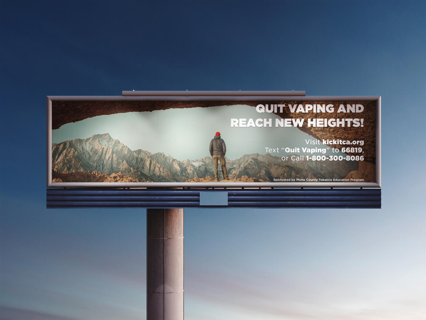 Mono County Quit Vaping Billboard